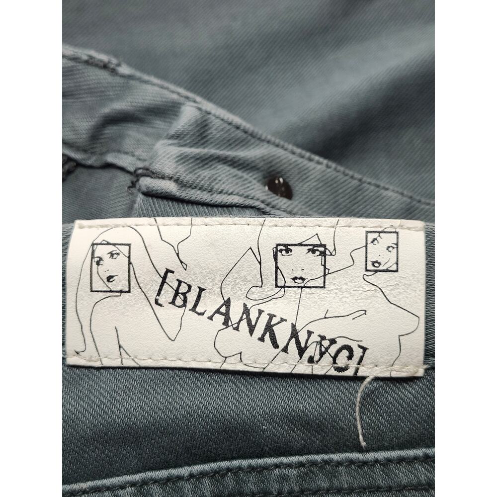 BLANKNYC Skinny Jeans Denim Pants Ankle Zip Charcoal Gray Women's Size 30 - Picture 5 of 15
